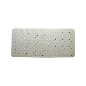 Rubber Bath Mat 34 X 74cm - White