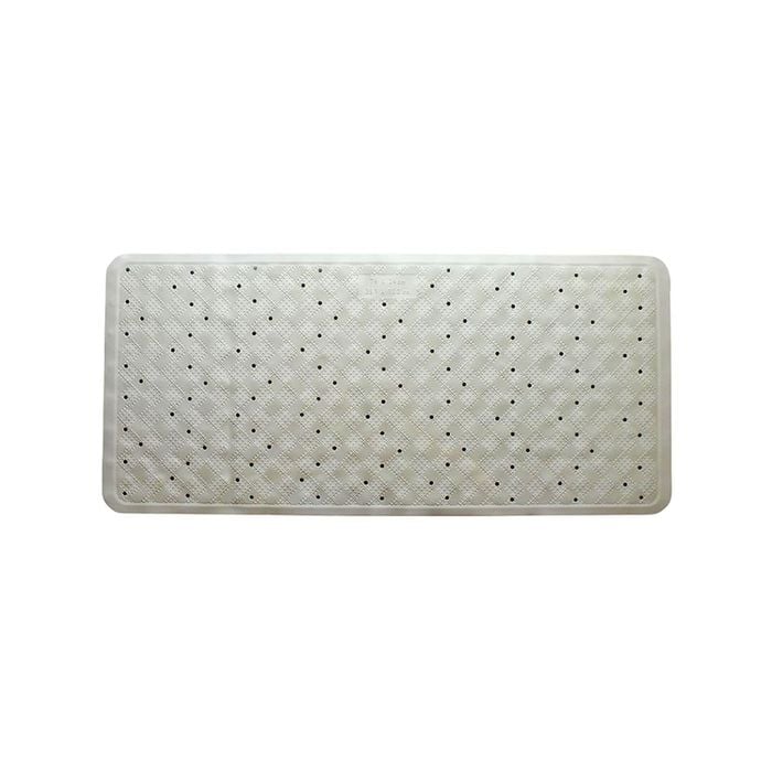 Rubber Bath Mat 34 X 74cm - White