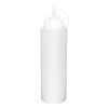 Vogue Clear Squeeze Sauce Bottle Wide Neck Polyethylene 227ml