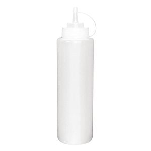 Vogue Clear Squeeze Sauce Bottle Wide Neck Polyethylene 227ml