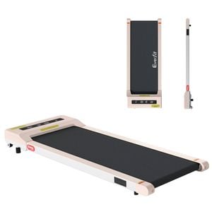 Everfit 2 In1 Treadmill Electric Walking Pad Under Desk Home Gym Fitness 360mm Pink