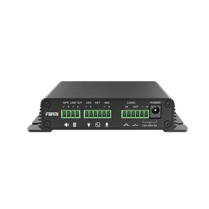 Fanvil Pa2s Video Intercom & Paging Gateway, Emergency Call Button Interface, Active Call, Nvr Video Recording