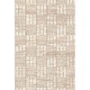 Colorscope intricate grid contemporary indoor rug natural/stone 160x230cm