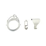 Gallery@Home 8kg White Skirting Hook and Nylon Line Set