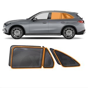 Port Rear Window Sun Shade for Mercedes-Benz GLC 2015-2022 Car Sun Blind Mesh