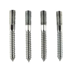 Everhang M10 x 80mm Zinc Plated Hanger Bolt - 4 Pack