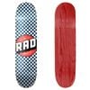 Rad Board Co Logo Skateboard Pro Premium Durable 8.25 Deck - Checkers Navy/White