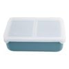 Melii Luxe Silicone Bento With Silicone Dividers 700ml - Blue/mint