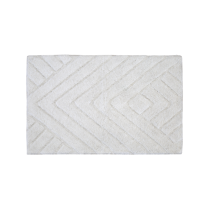Softouch 80 x 50cm White Empire Cotton Bath Mat