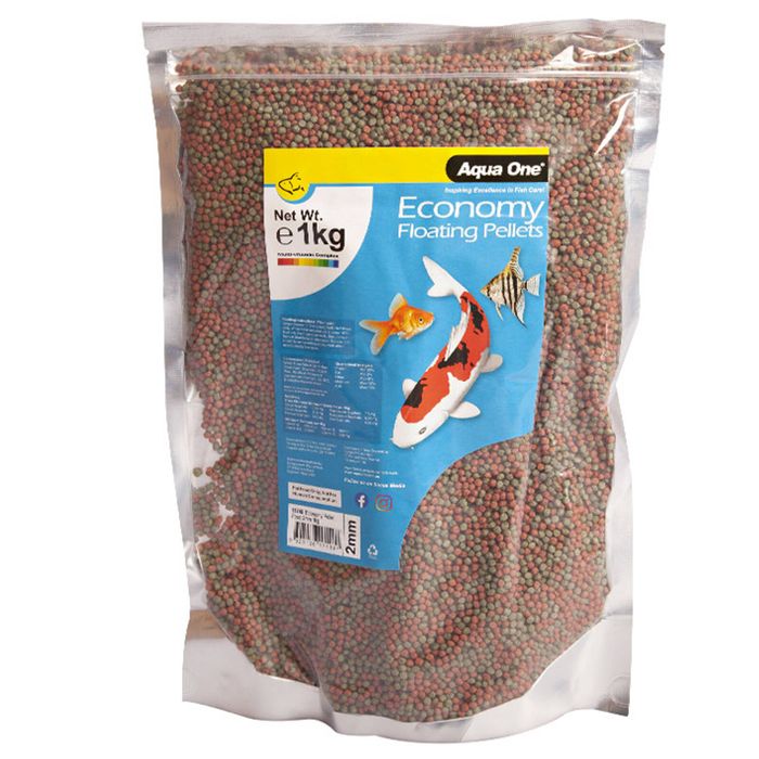 Aqua One Bulk Economy Pellet Food 2mm 1kg (11746)