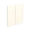 Kaboodle Antique White Alpine Corner Base Cabinet Door - 2 Pack