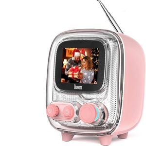 Divoom Tiivoo-2 Photo Album & Lyrics Speaker - Pink