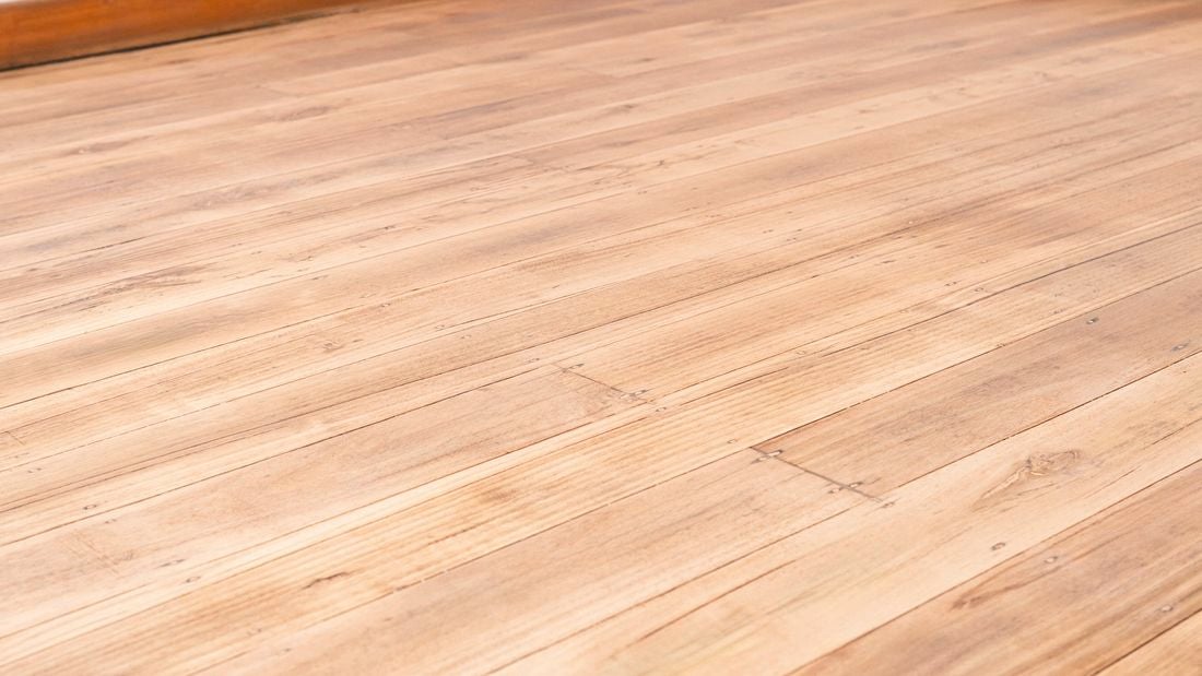 This image shows a close up of sealed timber floor featuring a smooth, attractive finish that helps protect against everyday wear.