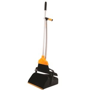 Sabco Bulldozer Lobby Pan & Brush Set with Wheels
