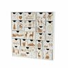 Lifebay Christmas Wooden Advent Calendar with 24 Drawers