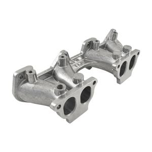 Dual 45 DCOE Weber Style Intake Manifold Suits Datsun Nissan A14 A15 Oval Port