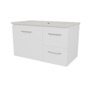 New England Joinery 900mm Grandeur Vanity Alpha Top Wall Hung