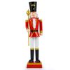 Costway Christmas Nutcracker Figure Xmas Decoration Gift High Hat Scepter