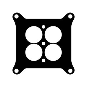 4 Barrel 4 Hole Carburettor Base Gasket, Holley Square Bore