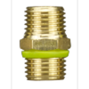 Powerfit Air Tool Accessory 1/4" BSP Male to Male T Connector Brass