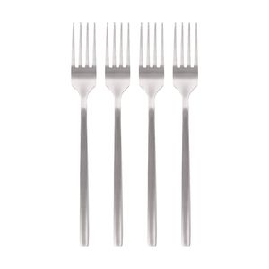 Argon Tableware Stainless Steel Dinner Forks - 19.5cm - 4x  Durable Rust Resistant Stainless Steel Dishwasher Safe Flatware Set