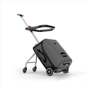 2-in-1 Kids Ride On Luggage Carry On Rolling Luggage Detachable Stroller