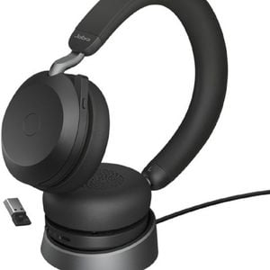 Jabra Evolve2 75 UC USB-A Stereo Bluetooth Headset with Stand