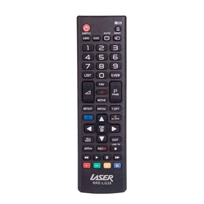 Laser Remote Control for LG TVs (Black)