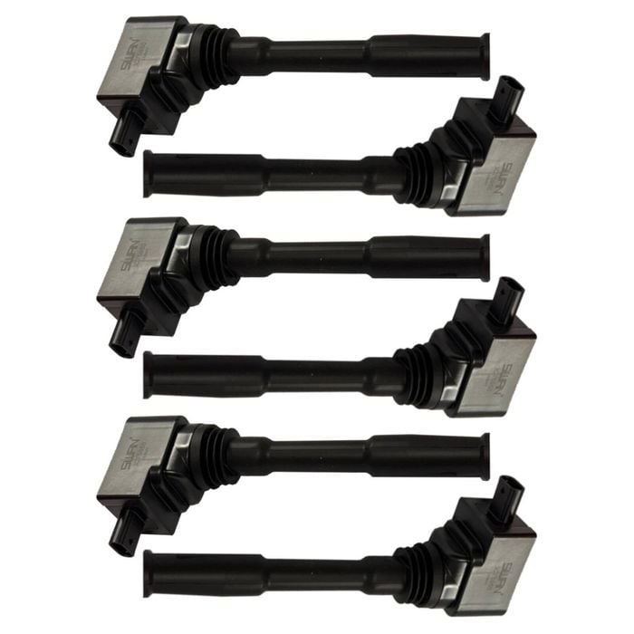Set of 6 SWAN Ignition Coils for Ford Edge 2019+ 2.7L Turbo International Models