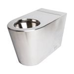 3monkeez Stainless Steel Disabled Toilet Pan