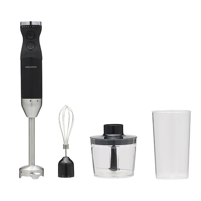 Morphy Richards Electric Hand Held Stick Blender Set Black 800W