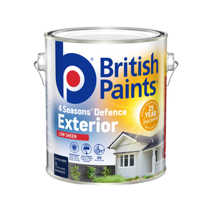 British Paints 2L Extra Deep Low Sheen 4 Seasons Exterior Paint