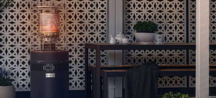 Mimosa heater in shot for brand page header