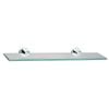 Mondella 500mm Chrome Resonance Glass Shelf - Chrome