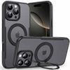 Tough On iPhone 16 Pro Max Case 360° Rotate Stand With MagSafe Black