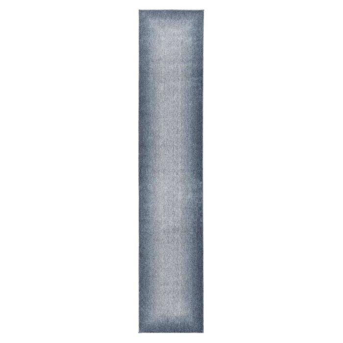 Loopsie-400cm X 80cm-paxon Tonal Blue Gradient Runner Rug