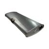 Redback 2-1/4" Triple Flow Muffler East / West - 12" X 4" Oval, 30" Long, 409 Ss
