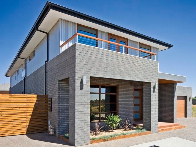 house with bricks