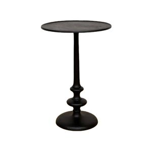 SSH COLLECTION Katherine 39cm Round Side/Occasional Table - Black