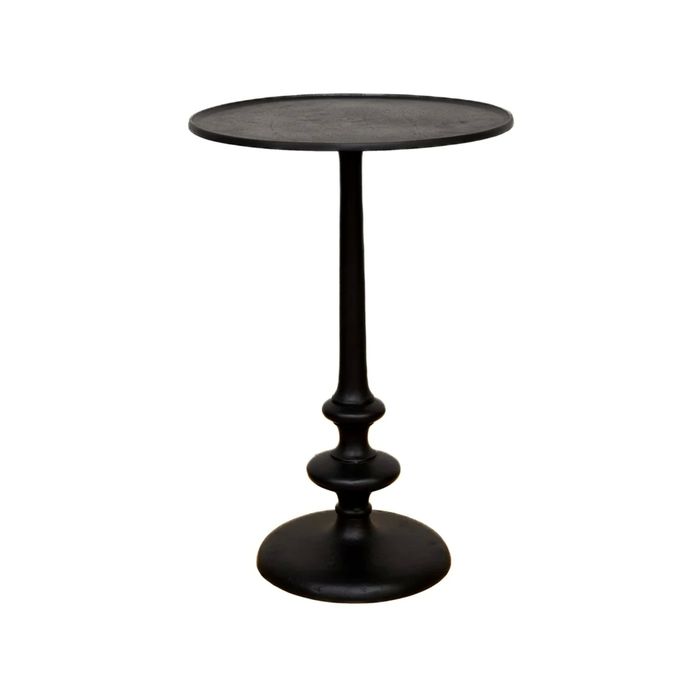 SSH COLLECTION Katherine 39cm Round Side/Occasional Table - Black