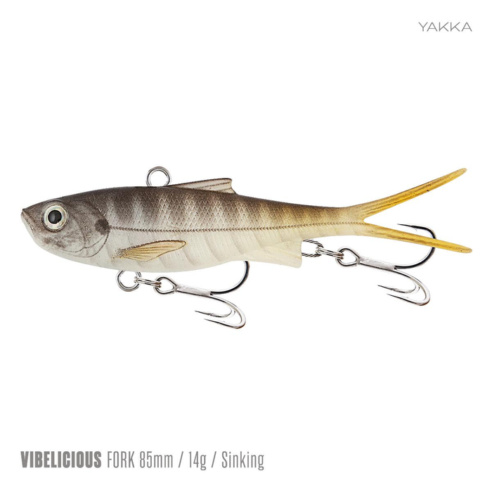 Samaki Vibelicious Fork Tail Vibe 85mm Soft Plastic Fishing Lure Yakka