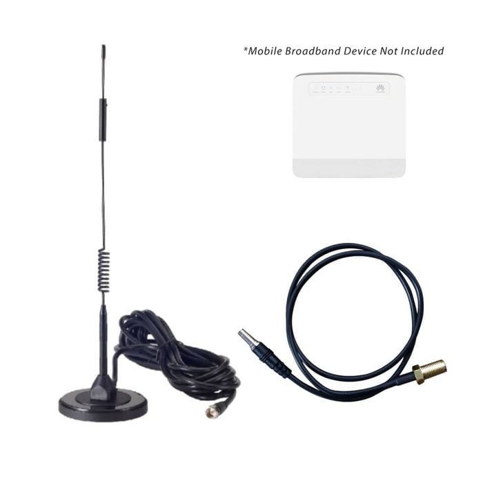 Optus 4G LTE WiFi Router (Huawei E5186) Magnetic Base Mobile Antenna Booster