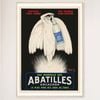 Galrie Vintage Abatilles Arcachon Mineral Water Poster by Leonetto Cappiello Artwork, Wood Frame, A4 21 x 30cm (8 x 12inch)