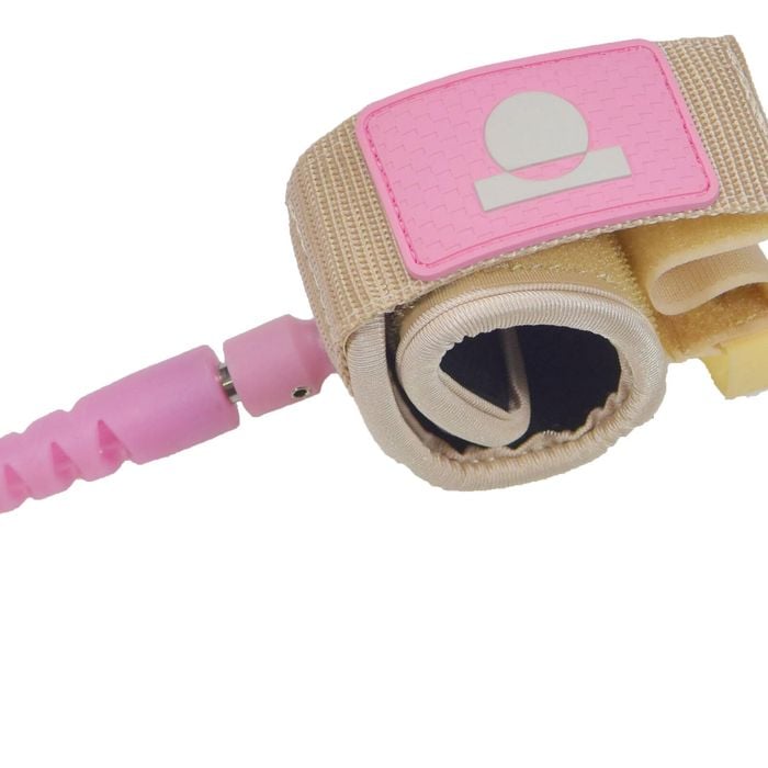 Summer Vibes Bodyboard Bicep Coil Leash - Pink