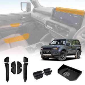 Dash & Door Storage Organizer for Toyota Prado 250 Series 2024-Onwards Center Console Dashboard Door Handle Side Pocket