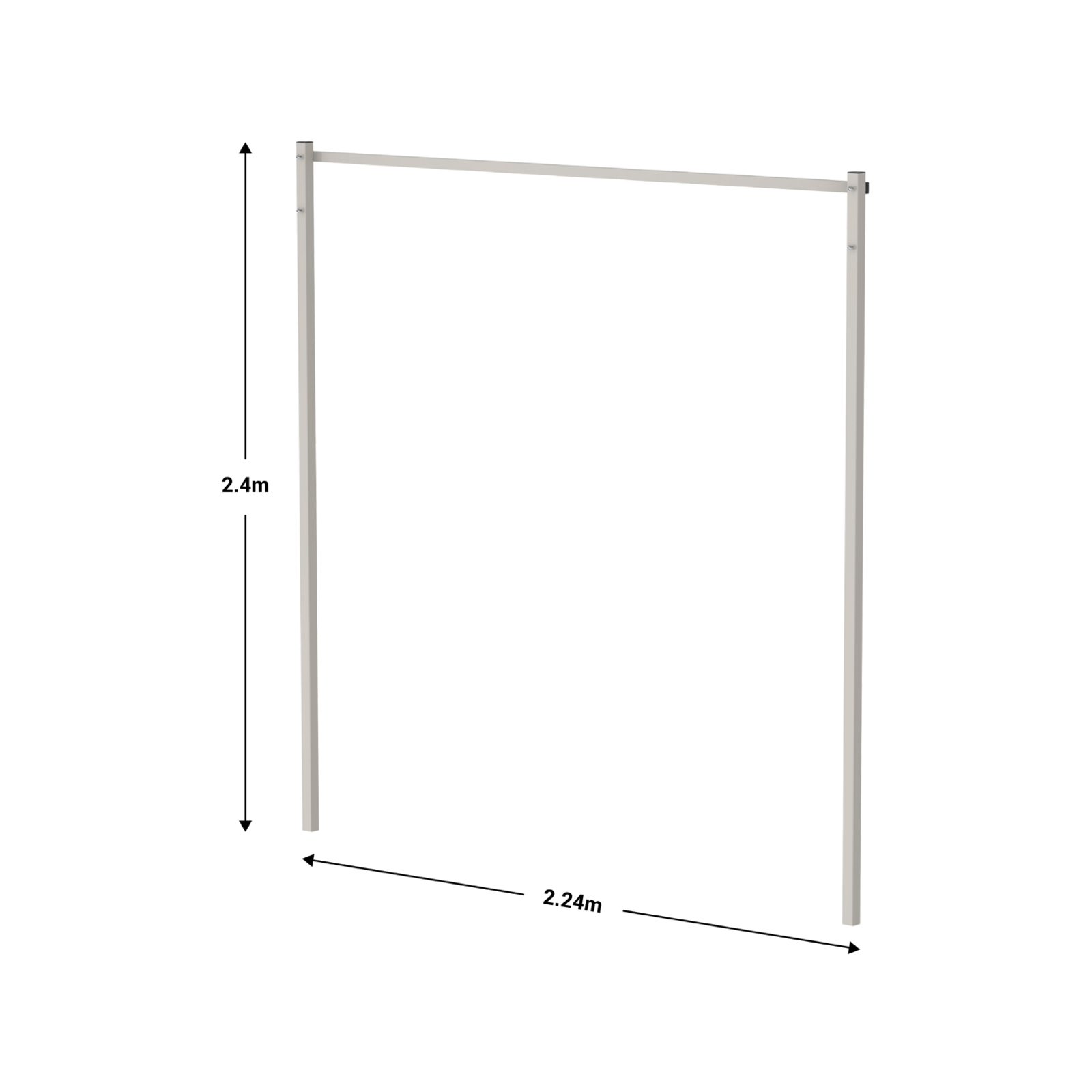 Hills Folding Post Kit - Dune (New 2.4m Height) product image