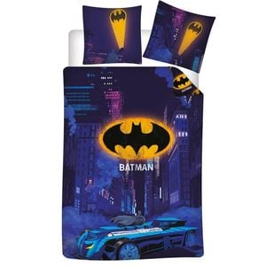 Batman Batmobile Polycotton Quilt Cover Set - Single Bed Size