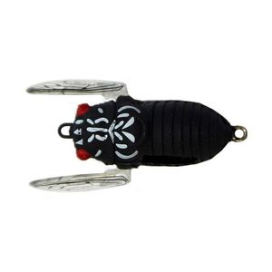 Tiemco Soft Shell Cicada 42mm Top Water Fishing Lure 501A AU Black