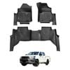 AUSGO 5D Injection Car Floor Mats for Toyota Hilux Auto Trans Dual Cab 2015-2025 All-Weather Floor Liners