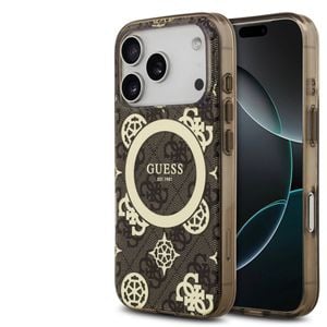 Guess Peony Edition For Iphone 17 Pro Max - Brown/gold
